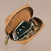 Matador K-65 Genuine Leather Keyring, Beige Brown, Classic
