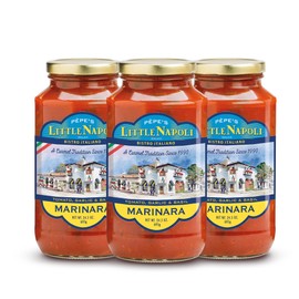 Chef Pèpe's Little Napoli Marinara Sauce - Premium Pasta Sauce made with San Marzano Style Tomatoes and No Preservatives - 3 Pack