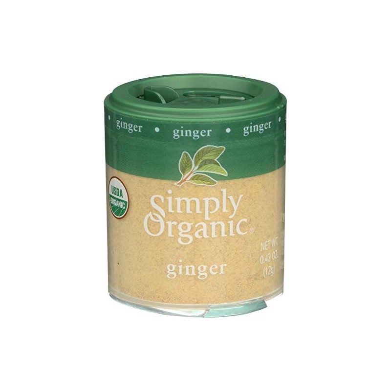 Simply Organic, Ground Ginger, Mini, Organic, 0.42 Oz
