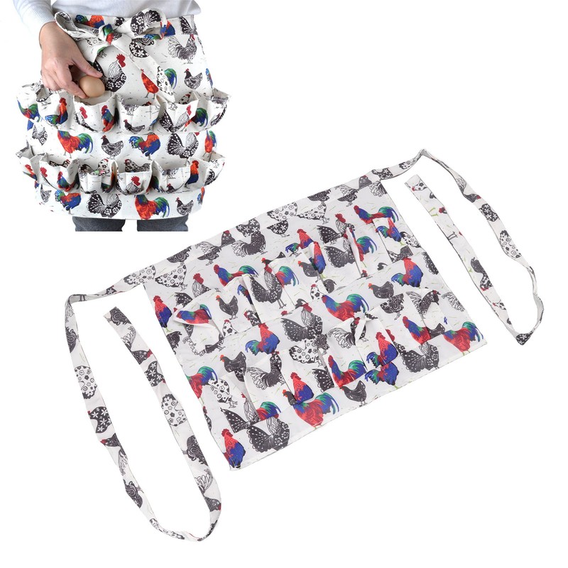 Chicken Egg Collecting Apron 12 Deep Pockets for Hense Duck