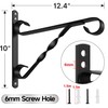 AMAGABELI GARDEN & HOME 2 Pack Hanging Plant Brackets Outdoor