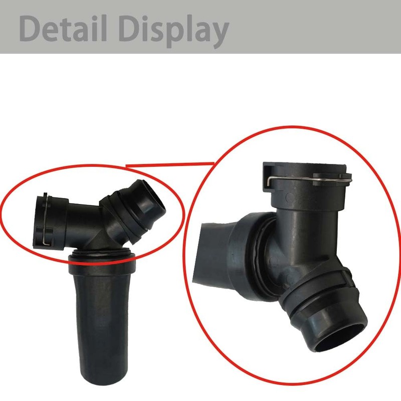 Peintu Upper Radiator Hose Y-Connector Lower Degaus DR3Z-8566-A Compatible with