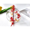 Japanese Wind Chimes Glass Wind Bells Red Glass Wind Chimes