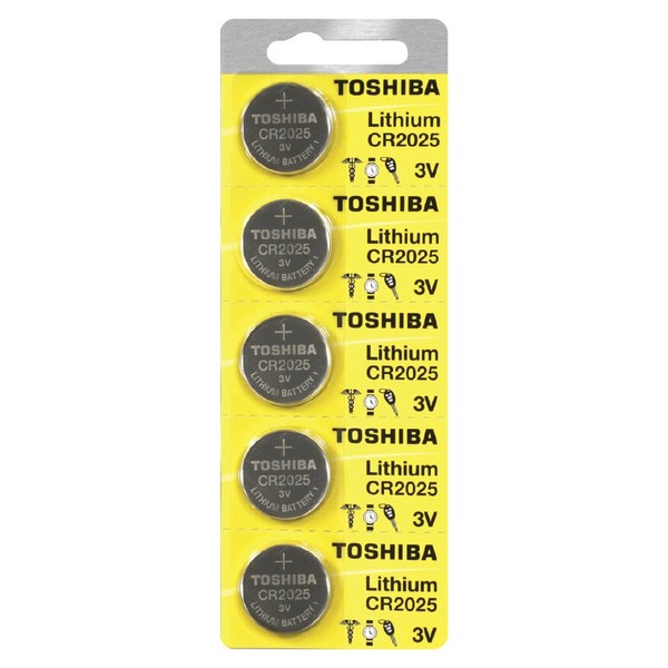 Toshiba CR2025 3 Volt Lithium Coin Battery (500 Batteries)