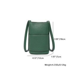 YONBEN Crossbody Bag Small Crossbody Purse for Women Trendy Adjustable shoulder straps (Forest Green)