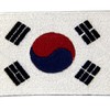 Korea Flag Coat of Arms Korean Applique Embroidered Iron-On /