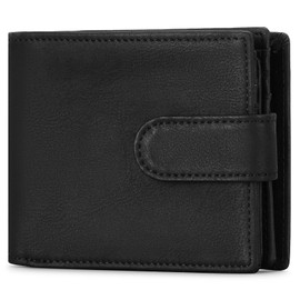 GAEKEAO Mens Wallets，RFID Blocking Leather Wallets for Men with 15 Credit Card Holders，Bifold Wallet，Mens Leather Wallet with Zip Coin Pocket & ID Window