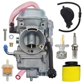 0470-449 Carburetor for Arctic Cat ATV 400 500 FIS TBX 2000 2001 2002 Carb with Valve Petcock and Air Filter