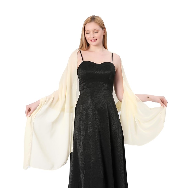FAIRYGATE Halstuch Damen Weicher Chiffonschal Damen Schals Langer Schal Farbverlauf