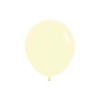 Sempertex 18" Pastel Matte Yellow Latex Balloons - Set of