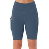 Persit Women's Short Leggings, Opaque Cycling Shorts with Pockets