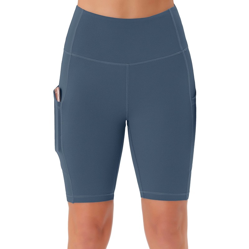 Persit Women's Short Leggings, Opaque Cycling Shorts with Pockets