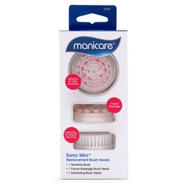 Manicare Sonic Mini Facial Cleanser Replacement Brush Heads 3 Pack
