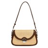 Straw Crossbody Bag for Women Small Shoulder Handbag Fashion Hobo