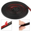 10m D Type Rubber Seal Strips for Window Door Trunk