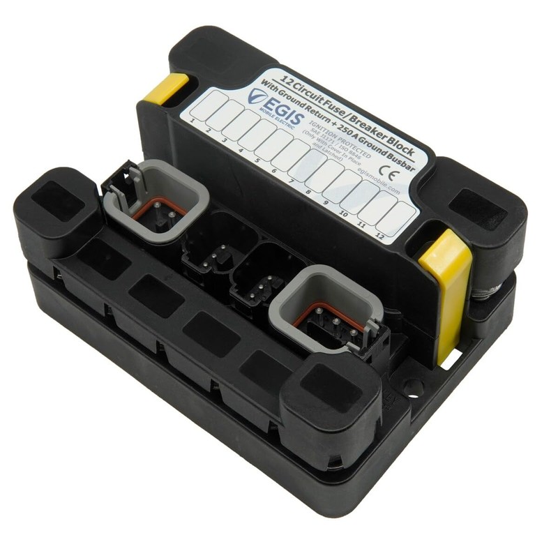 EGIS MT Series 12P Sealed Distribution Block w/Ground Busbar (3412B)