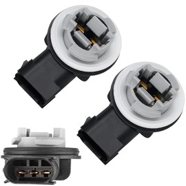 VANKUB 2 PCS Turn Signal Tail Light Socket Dodge Ram 1500 2009-2020, Ram 2500 3500 2010-2020, 3 Terminal Lamp Rear Tail Light Bulb Plug Socket, OEM# 68226719AA