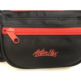 Active Flex vintage active flex fanny pack waist bag deadstock NIP NOS 90s BRED black & red