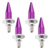 Temzzer 4 PCS License Plate Frame Screws Anti-Theft Car Frame
