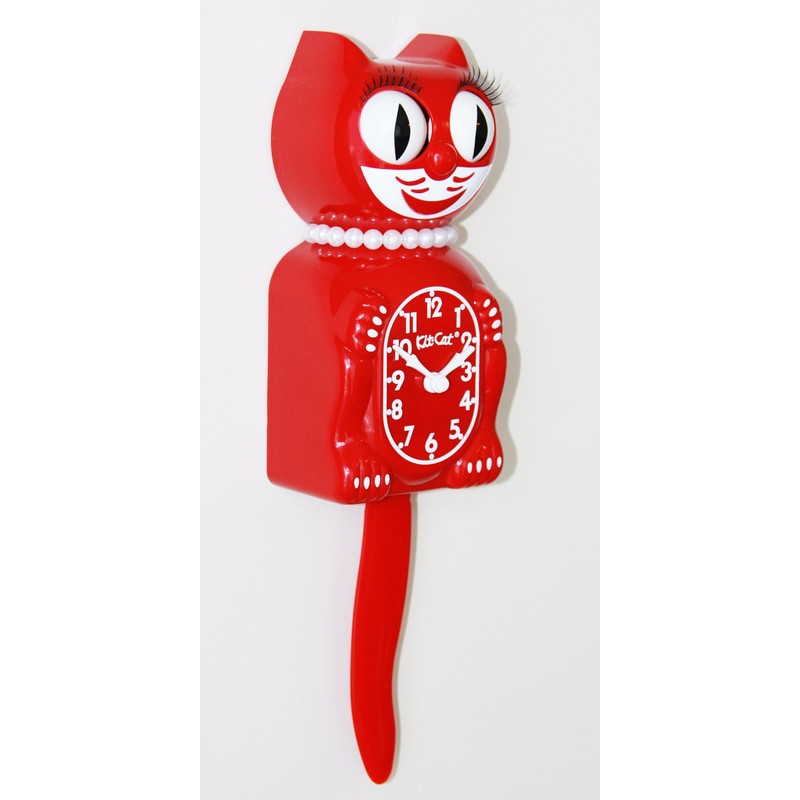 Kit Cat Klock Limited Edition Lady (Scarlet Red), Red/Excursion, Getaway