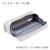 Raymay Fujii FY1088N Pen Case, Twinny Pen Case, Gray