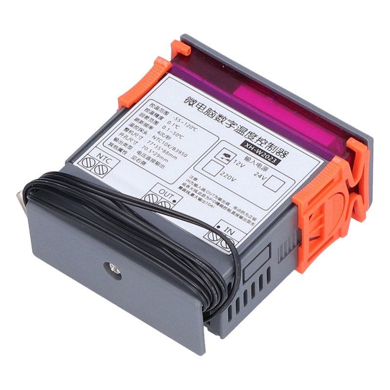 Temperature Controller Electric Digital Adjustable PID Control Switch DC 12V