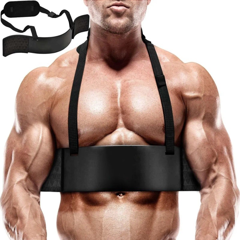 Wodoso Arm Blaster Negro Aislador de Bíceps de Acero Ajustable