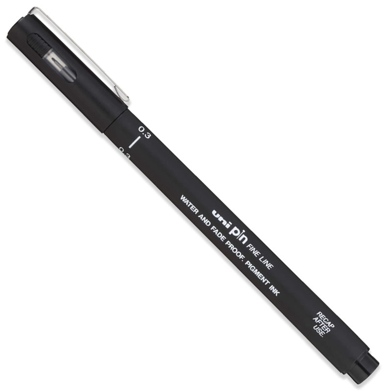 uni-ball PIN Fineliners | Black Fine Tipped Writing Pens |
