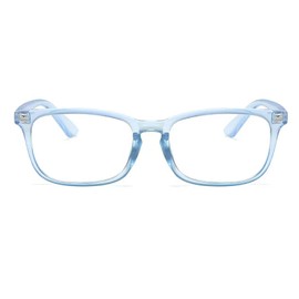 Jcerki Myopia glasses -1.50 Distance nearsighted glasses Blue Frame Unisex Glasses