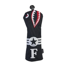 ROBUSTIN Golf Headcover Set Driver Fairway Wood Utility Camo (For Fairway, Black)