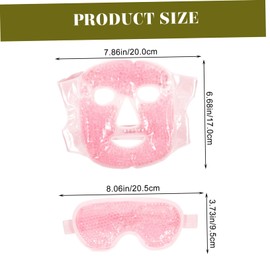 Kisangel Facial Masks Ice Face Mask Face Cool Mask Cooling Mask Eye Mask Ice Eye Mask Face Cooling Mask Ice Cooling Mask for Face