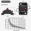 DaierTek 100 Amp Circuit Breaker 12V - 48V, DC 12
