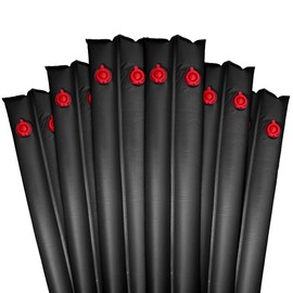 Robelle 3811-20-BLK-06 Premium 20g. Double-Chamber 10-Foot Black Winter Water Tube For Swimming Pool Covers, 6-Pack