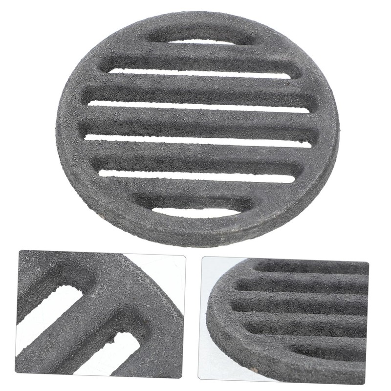 SHOWERORO Efficient Round Fire Grate for Stove Chimney Versatile Fire
