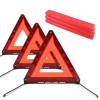 Unbranded 3X Car Emergency Warning Triangle Reflective Safety Roadside Kit