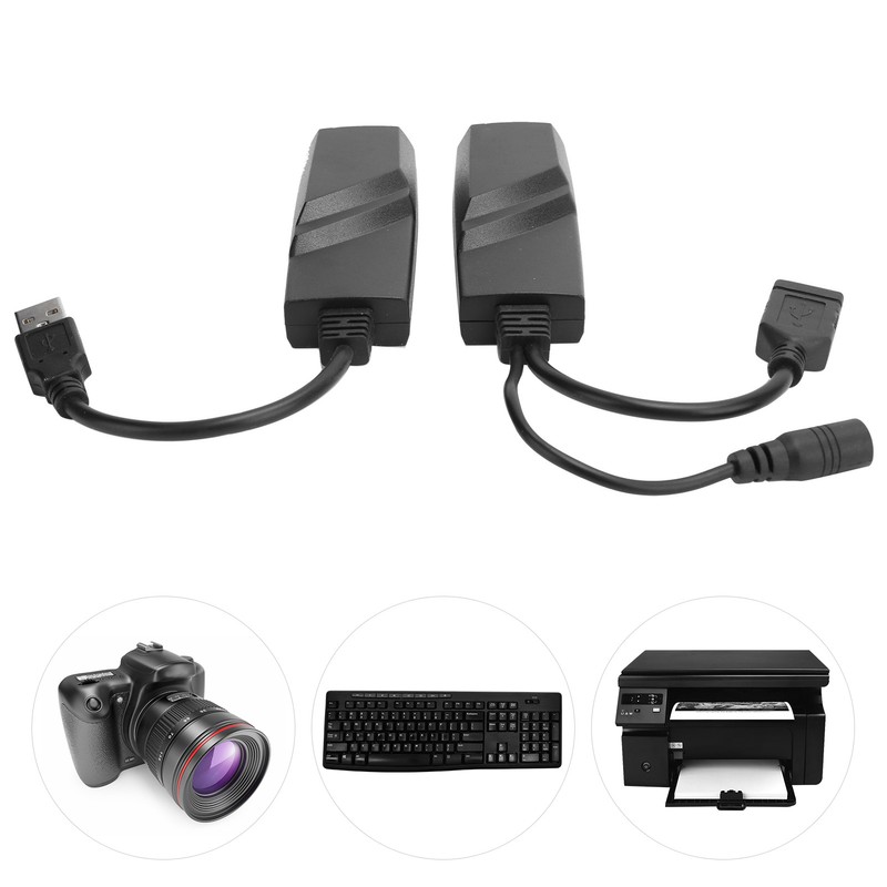 Network Extension Cable USB2.0 to RJ45 Adapter Converter Extender CAT5E