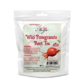 Merja Herbs Wild Pomegranate root tea - Loose Tea - Dry Natural Tea - Mediterranean