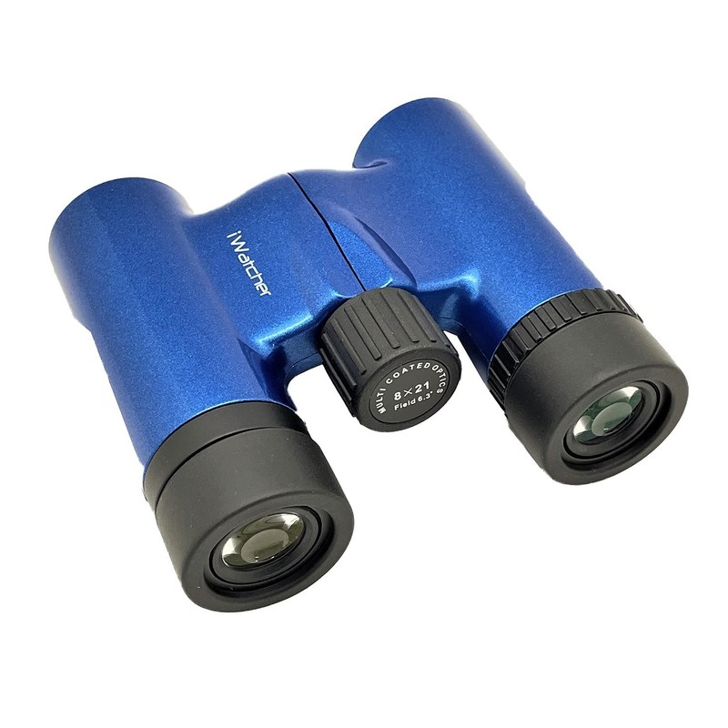 iWatcher 8 x 21DH Binoculars with Strap, Sports & Concerts,
