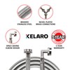 Premium Steam Dryer Hose Installation Kit - Stainless Steel Hoses,