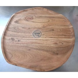 kitchen goods & more Charchuterie Board Tray Wood Includes Cheese Utensils New!