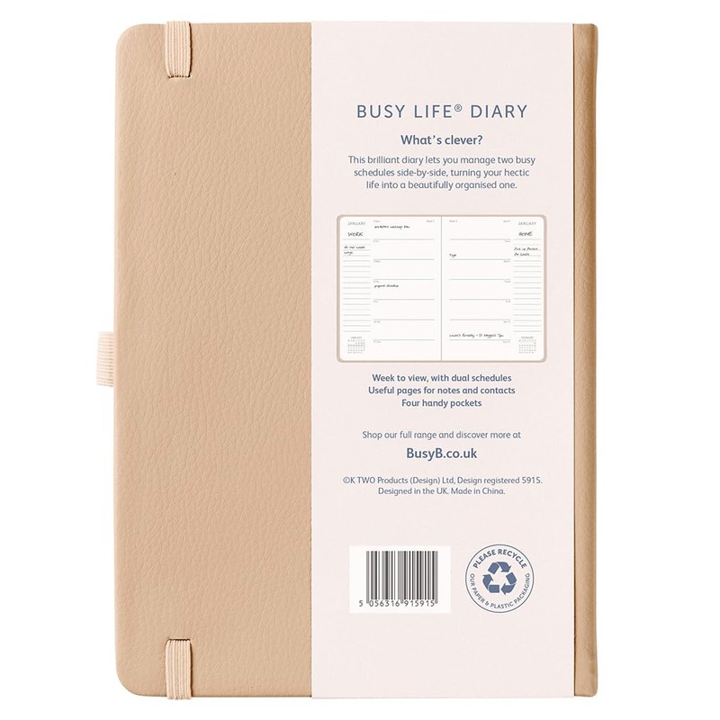 Busy B A5 2026 Diary - Busy Life Weekly Planner