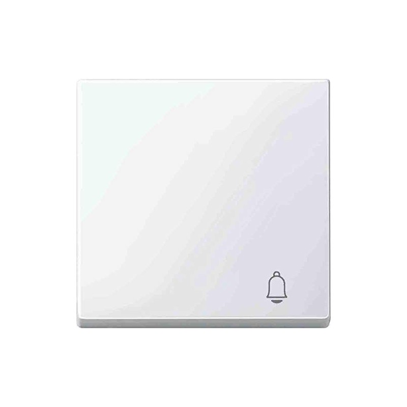 Merten Wippe with labelling Chime System M Polar White Glossy,