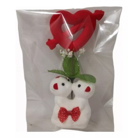 Comecializadora Sesuconsa Caja Corazon Flehado Oso Blanco Besucon San Valentin