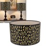 E27 E14 Metal Lamp Shade Metal Drum Lampshade Art Carved