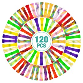 YUQILIN 120 PCS Fidget Toys Marble Mesh Fidget Toys Bulk, Stress Relief Sensory Colorful Fidget Toy Set for Adults with ADHD ADD OCD Autism for Anti-Anxiety Enhance Focus