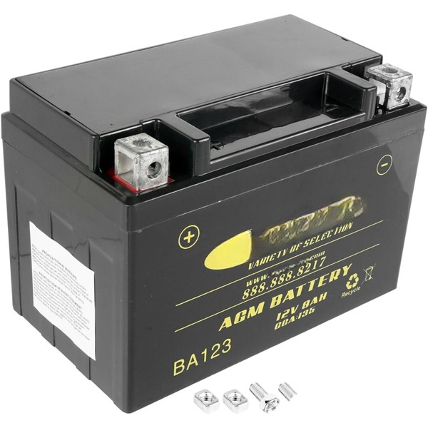 REPLACEMENT PART OEM For AGM Battery for Polaris Outlaw 450 S 2008 2010 / Outlaw 450 MXR 2009 Index-DDR965-GTF1-69474