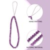 OAIITE Semi-Precious Gem Stones Beaded Phone Charm Cell Phone Lanyard