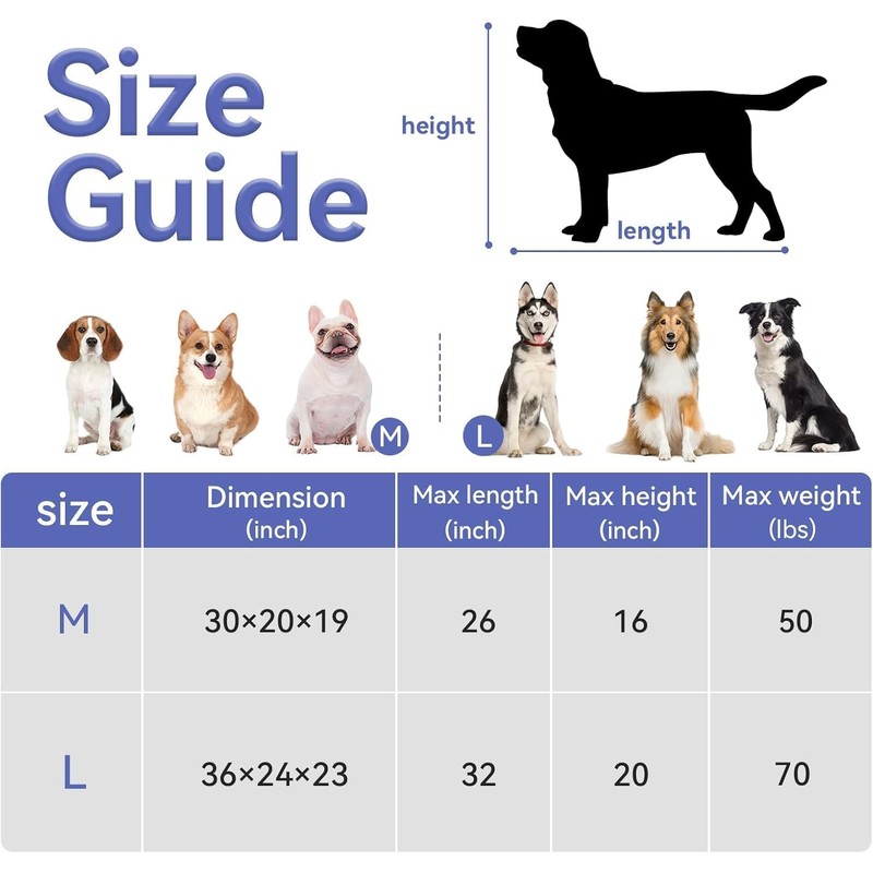 A4Pet Soft Dog Crate 30inch, Easy On The Go, Easy