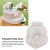 Baby Inflatable Bathing Seat Soft PVC Cartoon Animal Pattern Baby