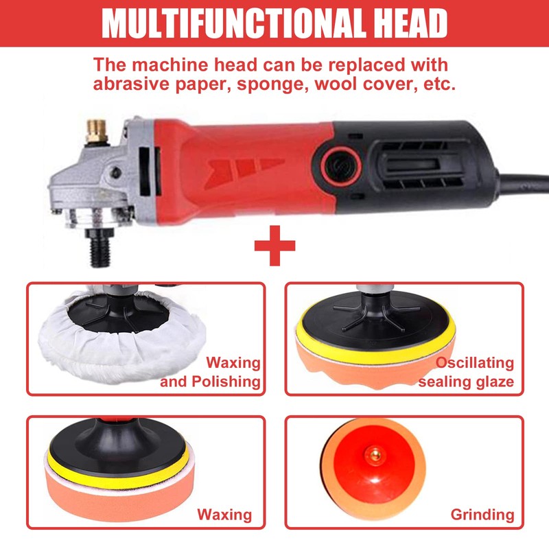 Ganggend Wet Polisher with 4'' Diamond Polishing Pad Tools Kit,